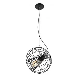Sentinel Iron Cage Pendant Light, Matt Black by CLA Ligthing, a Pendant Lighting for sale on Style Sourcebook