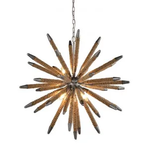 Mazza Metal & Rope Pendant Light by CLA Ligthing, a Pendant Lighting for sale on Style Sourcebook