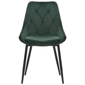 Emma Velvet Fabric Dining Chair, Green by Maison Furniture, a Dining Chairs for sale on Style Sourcebook