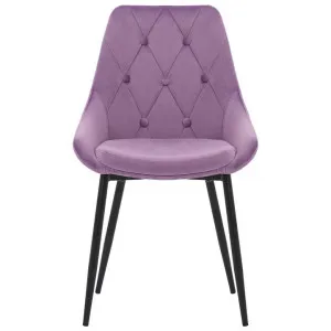 Emma Velvet Fabric Dining Chair, Lavender by Maison Furniture, a Dining Chairs for sale on Style Sourcebook