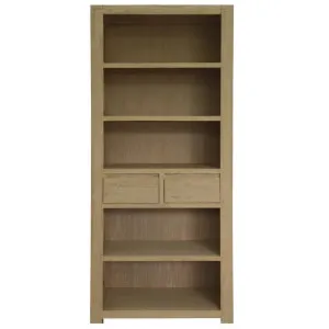 Chatsbury Acacia Timber Bookcase, Brushed Smoke by Dodicci, a Bookshelves for sale on Style Sourcebook