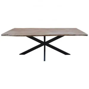 Condell Acacia Timber & Metal Dining Table, 210cm by Dodicci, a Dining Tables for sale on Style Sourcebook
