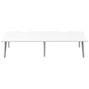 Eternity Office Desk, 2 Person, 240cm, White by Rapidline, a Desks for sale on Style Sourcebook