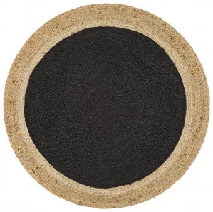 Atrium Polo Round Black by Rug Culture, a Contemporary Rugs for sale on Style Sourcebook