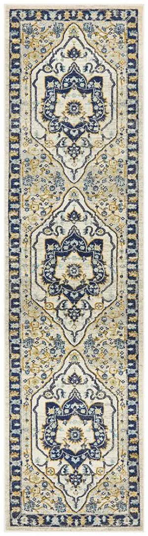Babylon 201 Navy Runner Rug by Rug Culture, a Contemporary Rugs for sale on Style Sourcebook