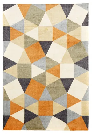 City 564 Rust by Rug Culture, a Contemporary Rugs for sale on Style Sourcebook