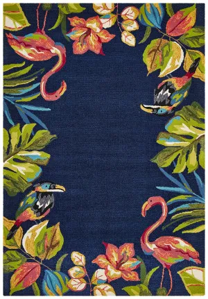 Copacabana 591 Navy by Rug Culture, a Outdoor Rugs for sale on Style Sourcebook
