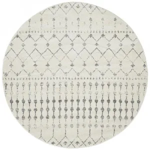 Chrome Elsa Silver Round Rug by Rug Culture, a Contemporary Rugs for sale on Style Sourcebook