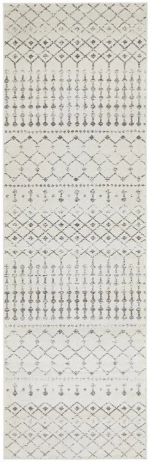 Chrome Elsa Silver Runner Rug by Rug Culture, a Contemporary Rugs for sale on Style Sourcebook