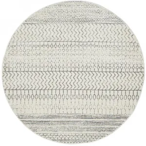 Chrome Harper Silver Round Rug by Rug Culture, a Contemporary Rugs for sale on Style Sourcebook