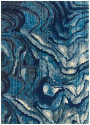 Dream Scape 862 Indigo Rug by Rug Culture, a Contemporary Rugs for sale on Style Sourcebook