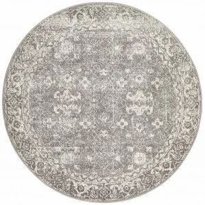 Evoke 252 Grey Round by Rug Culture, a Contemporary Rugs for sale on Style Sourcebook