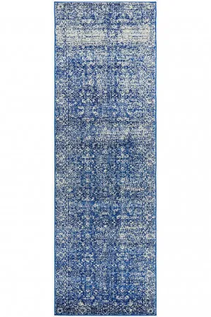 Evoke 252 Navy Runner by Rug Culture, a Contemporary Rugs for sale on Style Sourcebook