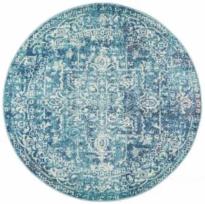 Evoke 253 Blue Round by Rug Culture, a Contemporary Rugs for sale on Style Sourcebook