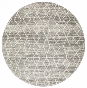 Evoke 257 Silver Round by Rug Culture, a Contemporary Rugs for sale on Style Sourcebook