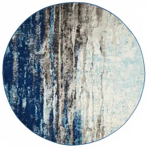 Evoke 259 Blue Round by Rug Culture, a Contemporary Rugs for sale on Style Sourcebook