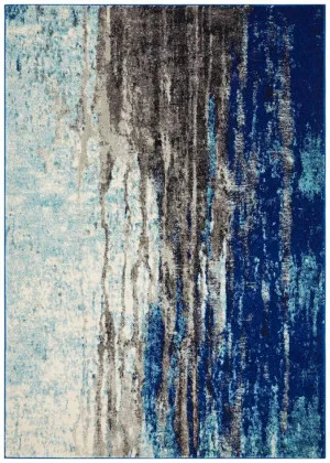 Evoke 259 Blue Runner by Rug Culture, a Contemporary Rugs for sale on Style Sourcebook