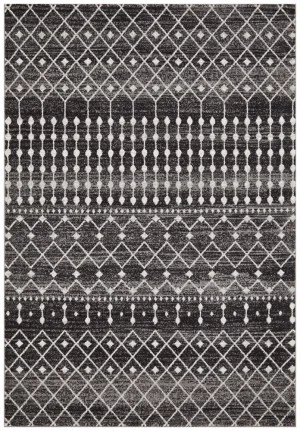 Evoke 260 Black Runner by Rug Culture, a Contemporary Rugs for sale on Style Sourcebook