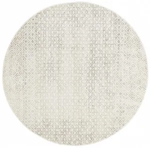 Evoke 265 Grey Round by Rug Culture, a Contemporary Rugs for sale on Style Sourcebook