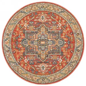 Legacy 850 Terracotta Round Rug by Rug Culture, a Contemporary Rugs for sale on Style Sourcebook
