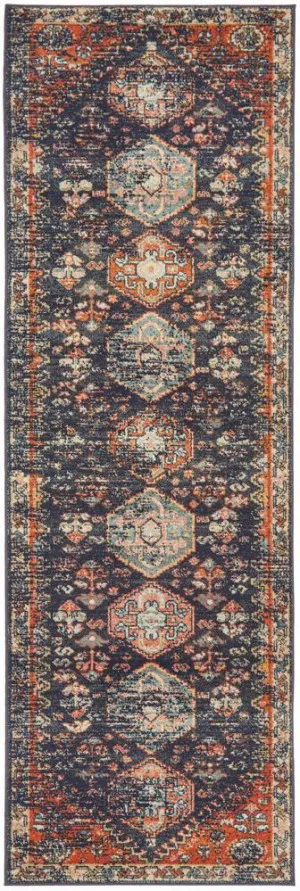 Legacy 854 Navy Runner Rug by Rug Culture, a Contemporary Rugs for sale on Style Sourcebook