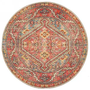 Legacy 856 Crimson Round Rug by Rug Culture, a Contemporary Rugs for sale on Style Sourcebook