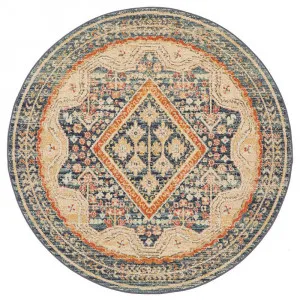 Legacy 863 Navy Round Rug by Rug Culture, a Contemporary Rugs for sale on Style Sourcebook