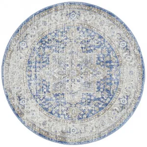 Mayfair Hugo Ocean Round Rug by Rug Culture, a Contemporary Rugs for sale on Style Sourcebook