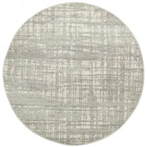 Mirage 354 Silver Round Rug by Rug Culture, a Contemporary Rugs for sale on Style Sourcebook