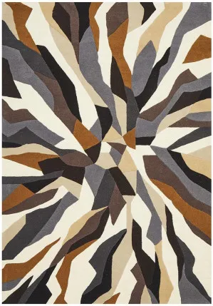 Matrix 903 Fossil Round Rug by Rug Culture, a Contemporary Rugs for sale on Style Sourcebook