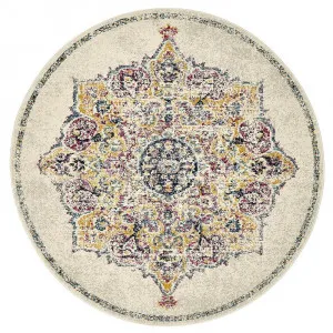 Museum 864 Bone Round by Rug Culture, a Contemporary Rugs for sale on Style Sourcebook