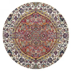 Museum 867 Rust Round by Rug Culture, a Contemporary Rugs for sale on Style Sourcebook