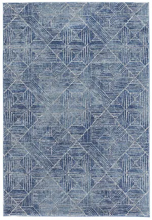 Oasis 457 Navy by Rug Culture, a Contemporary Rugs for sale on Style Sourcebook