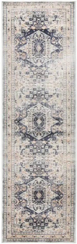 Providence 834 Blue Runner by Rug Culture, a Contemporary Rugs for sale on Style Sourcebook