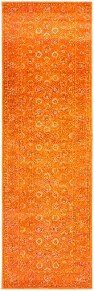 Radiance 444 Burnt Orange Runner Rug by Rug Culture, a Contemporary Rugs for sale on Style Sourcebook