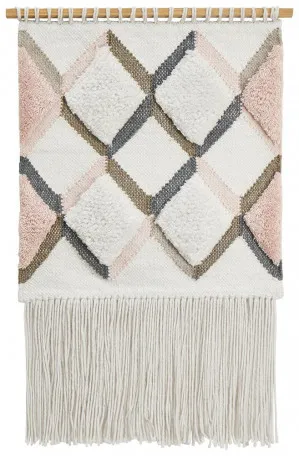 436 Pink Wall Hanging by Rug Culture, a Wall Hangings & Decor for sale on Style Sourcebook