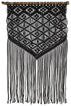 441 Black Wall Hanging by Rug Culture, a Wall Hangings & Decor for sale on Style Sourcebook