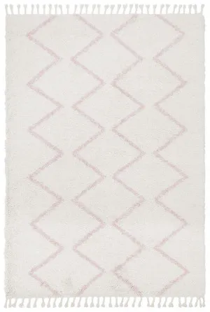 Saffron 11 Pink Rug by Rug Culture, a Shag Rugs for sale on Style Sourcebook