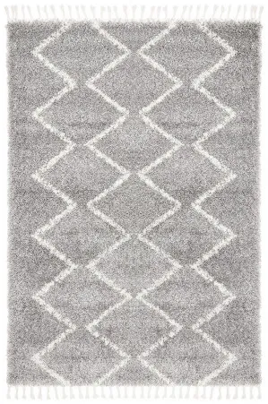 Saffron 11 Silver Rug by Rug Culture, a Shag Rugs for sale on Style Sourcebook