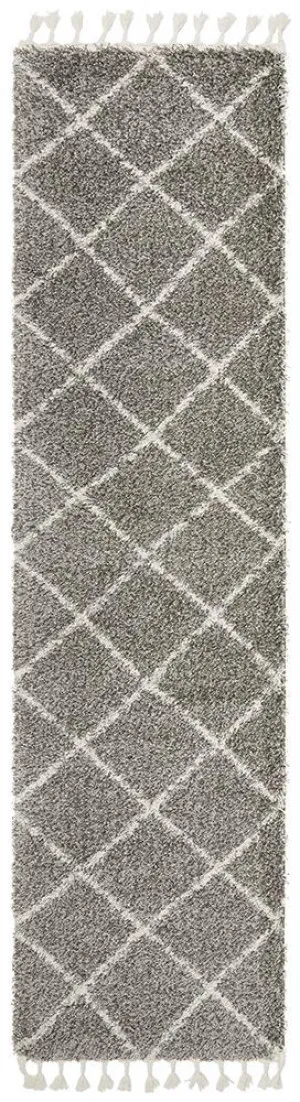Saffron 22 Grey Runner Rug by Rug Culture, a Shag Rugs for sale on Style Sourcebook