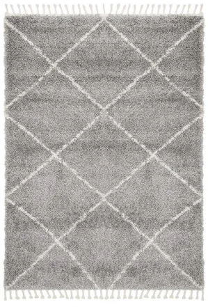 Saffron 22 Silver Rug by Rug Culture, a Shag Rugs for sale on Style Sourcebook