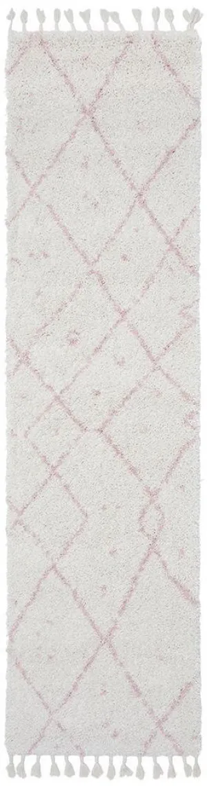 Saffron 44 Pink Runner Rug by Rug Culture, a Shag Rugs for sale on Style Sourcebook