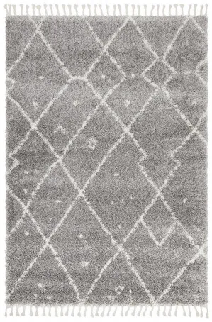 Saffron 44 Silver Rug by Rug Culture, a Shag Rugs for sale on Style Sourcebook