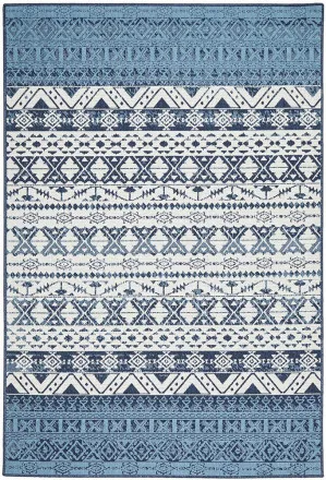 Seaside 3333 White Blue Rug by Rug Culture, a Outdoor Rugs for sale on Style Sourcebook