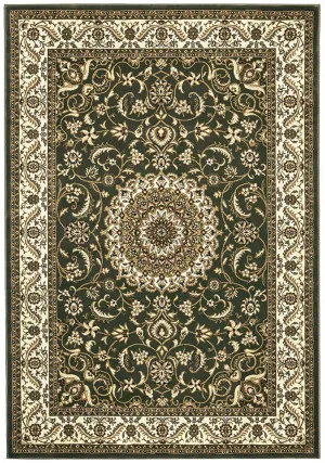 Sydney 9 Green Ivory by Rug Culture, a Persian Rugs for sale on Style Sourcebook