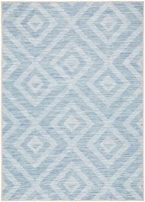 Rug Culture Terrace 5504 Blue Runner Rug by Rug Culture, a Outdoor Rugs for sale on Style Sourcebook