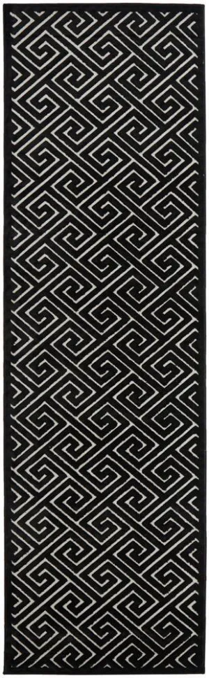 York Alice Black & Gold Runner Rug by Rug Culture, a Contemporary Rugs for sale on Style Sourcebook