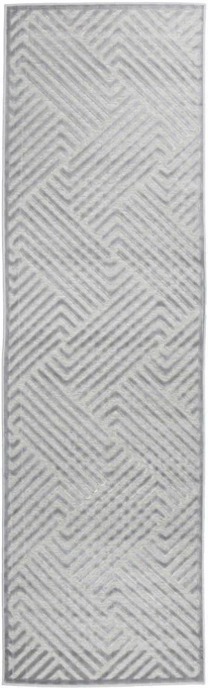 York Cindy Silver Runner Rug by Rug Culture, a Contemporary Rugs for sale on Style Sourcebook