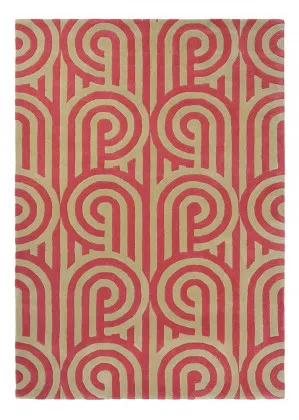 Florence Broadhurst Turnabouts Claret 039200 by Florence Broadhurst, a Contemporary Rugs for sale on Style Sourcebook