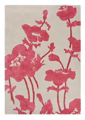 Florence Broadhurst Floral 300 Poppy 039600 by Florence Broadhurst, a Contemporary Rugs for sale on Style Sourcebook